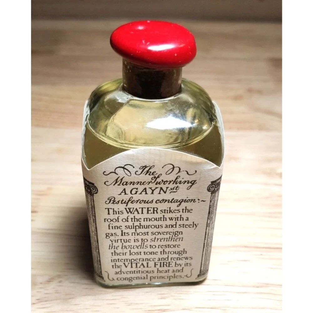 Vintage The Most Sovereign Restorative Bath Waters - Rare - England 100ml 3.4oz